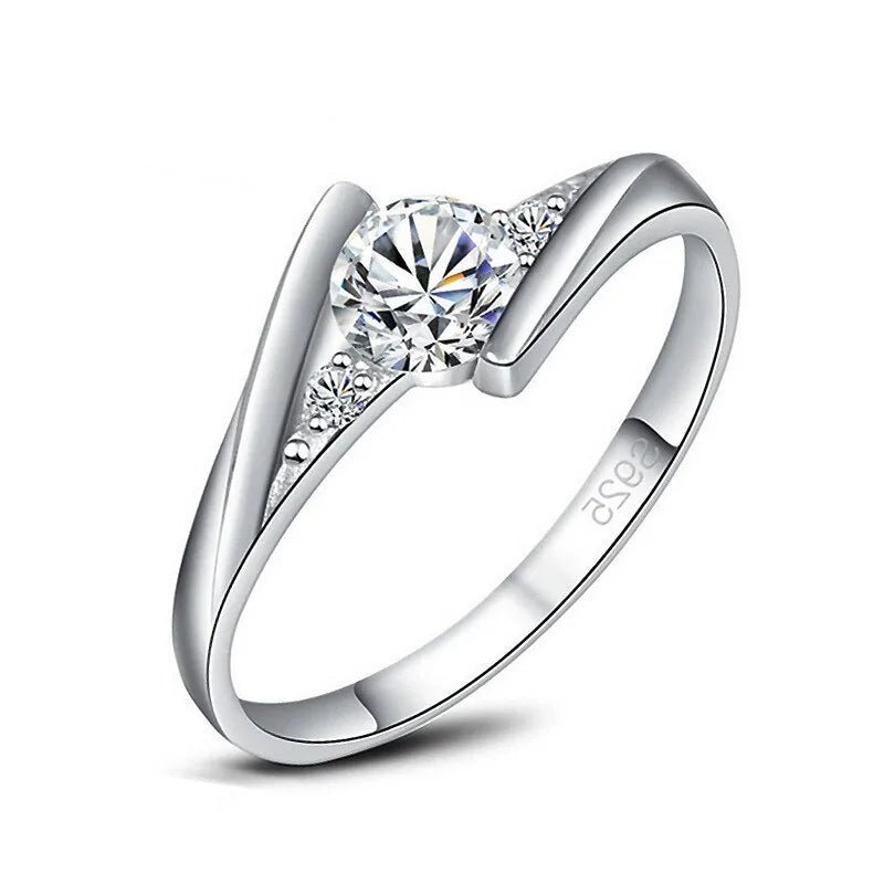 Silver Color Promise Rings - Trendy Home Mart