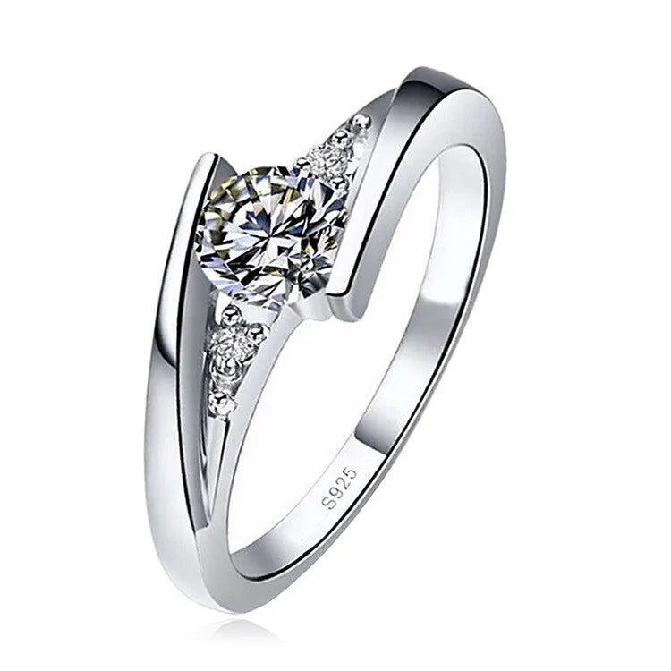 Silver Color Promise Rings - Trendy Home Mart