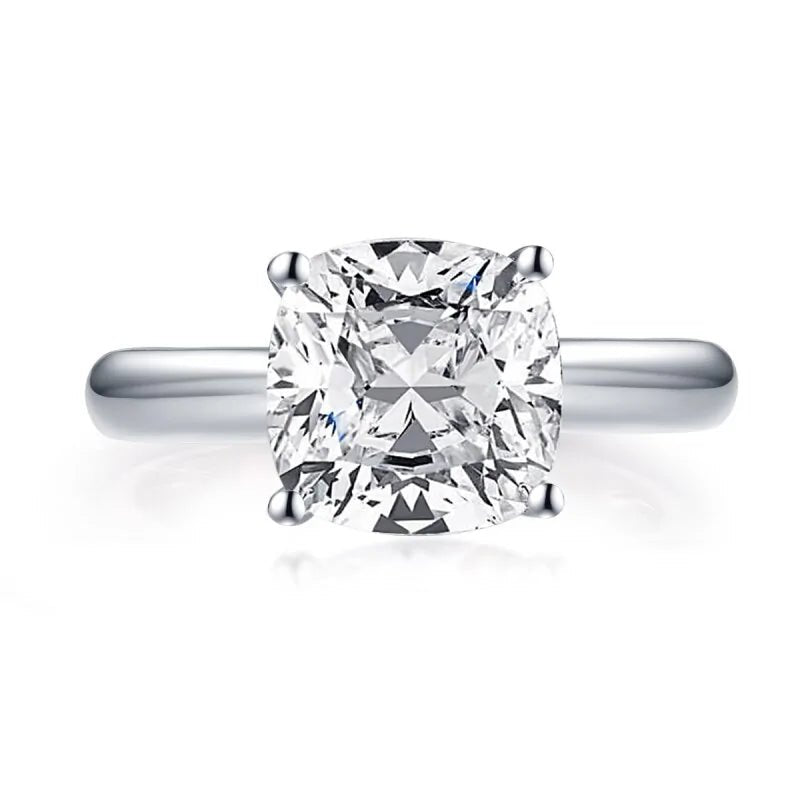Silver Engagement Stone Rings - Trendy Home Mart