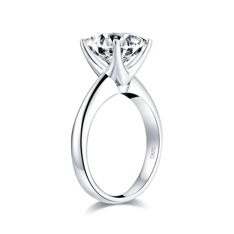 Silver Engagement Stone Rings - Trendy Home Mart