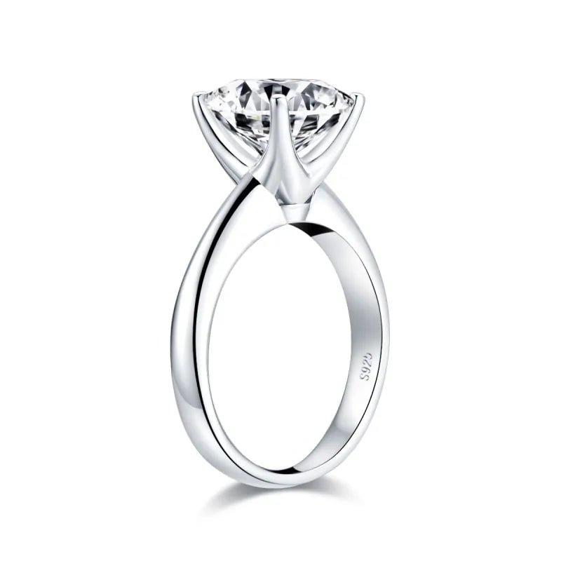 Silver Engagement Stone Rings - Trendy Home Mart