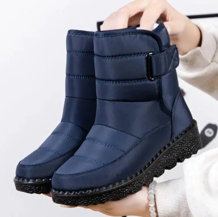 Snow Velcro Waterproof Leisure Women's Shoes - Trendy Home Mart