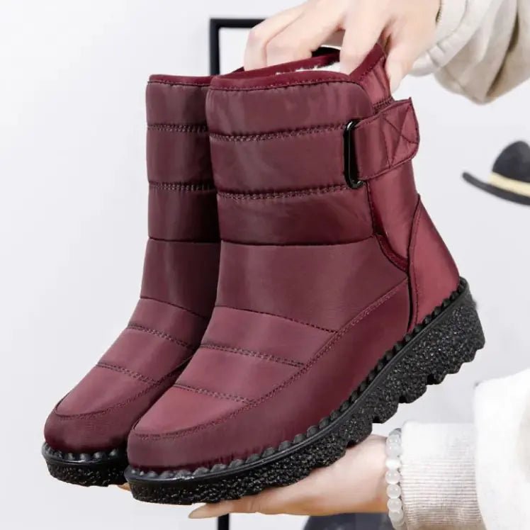 Snow Velcro Waterproof Leisure Women's Shoes - Trendy Home Mart