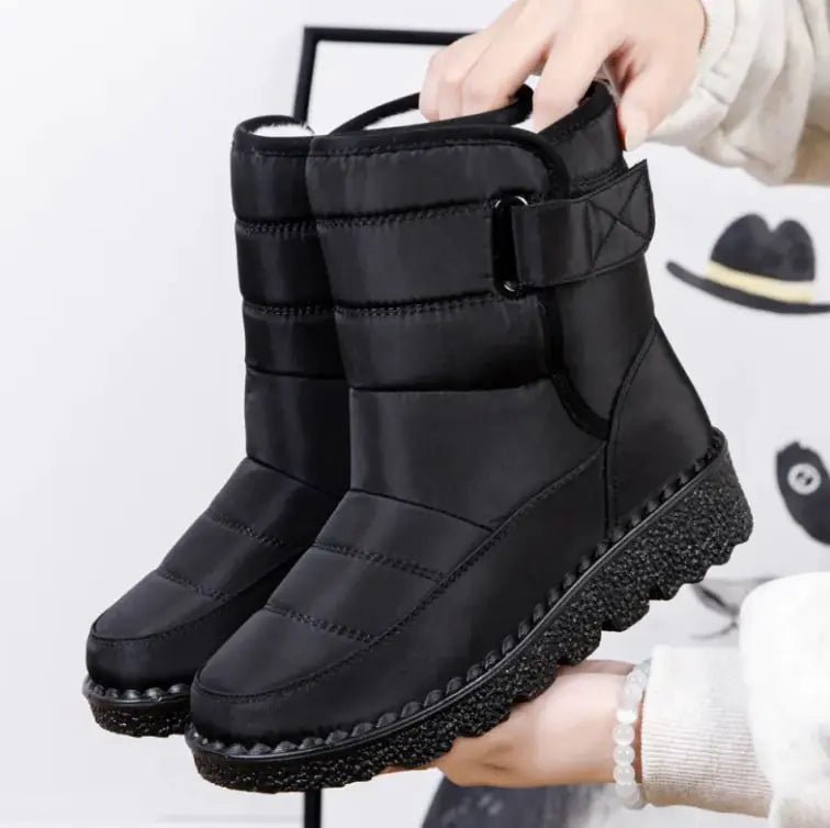 Snow Velcro Waterproof Leisure Women's Shoes - Trendy Home Mart