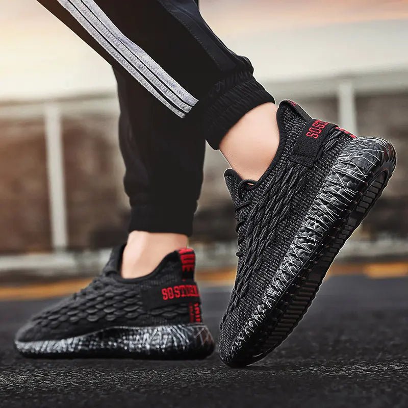 Sports Shoes – Black Running Sneakers - Trendy Home Mart