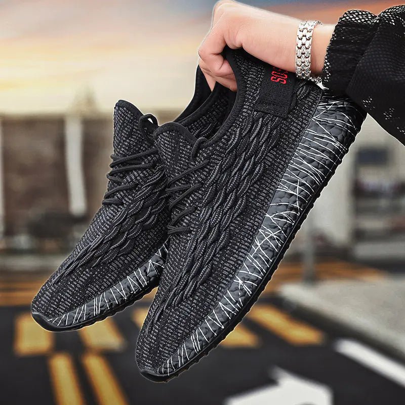 Sports Shoes – Black Running Sneakers - Trendy Home Mart