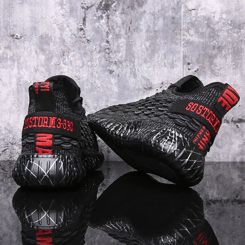 Sports Shoes – Black Running Sneakers - Trendy Home Mart