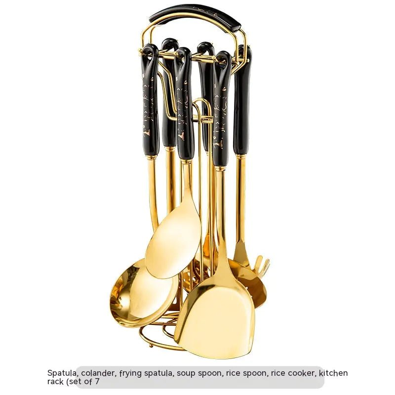 Stainless Steel Kitchen Utensils Set - Trendy Home Mart