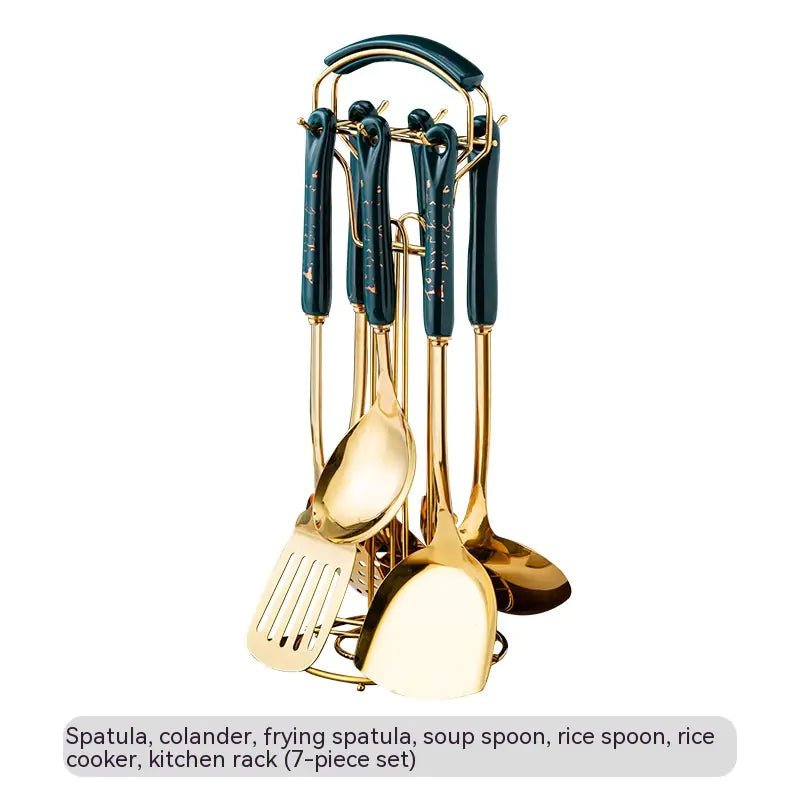 Stainless Steel Kitchen Utensils Set - Trendy Home Mart