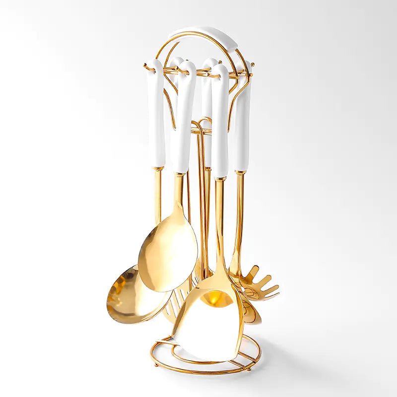 Stainless Steel Kitchen Utensils Set - Trendy Home Mart