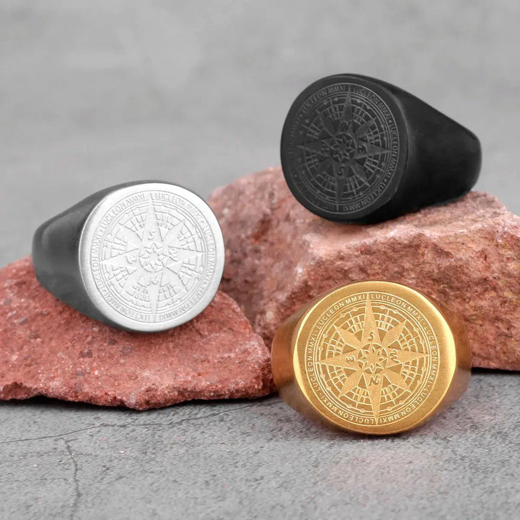 Stainless Steel Men Rings - Trendy Home Mart