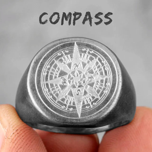 Stainless Steel Men Rings - Trendy Home Mart