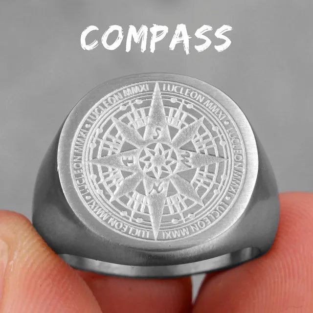 Stainless Steel Men Rings - Trendy Home Mart
