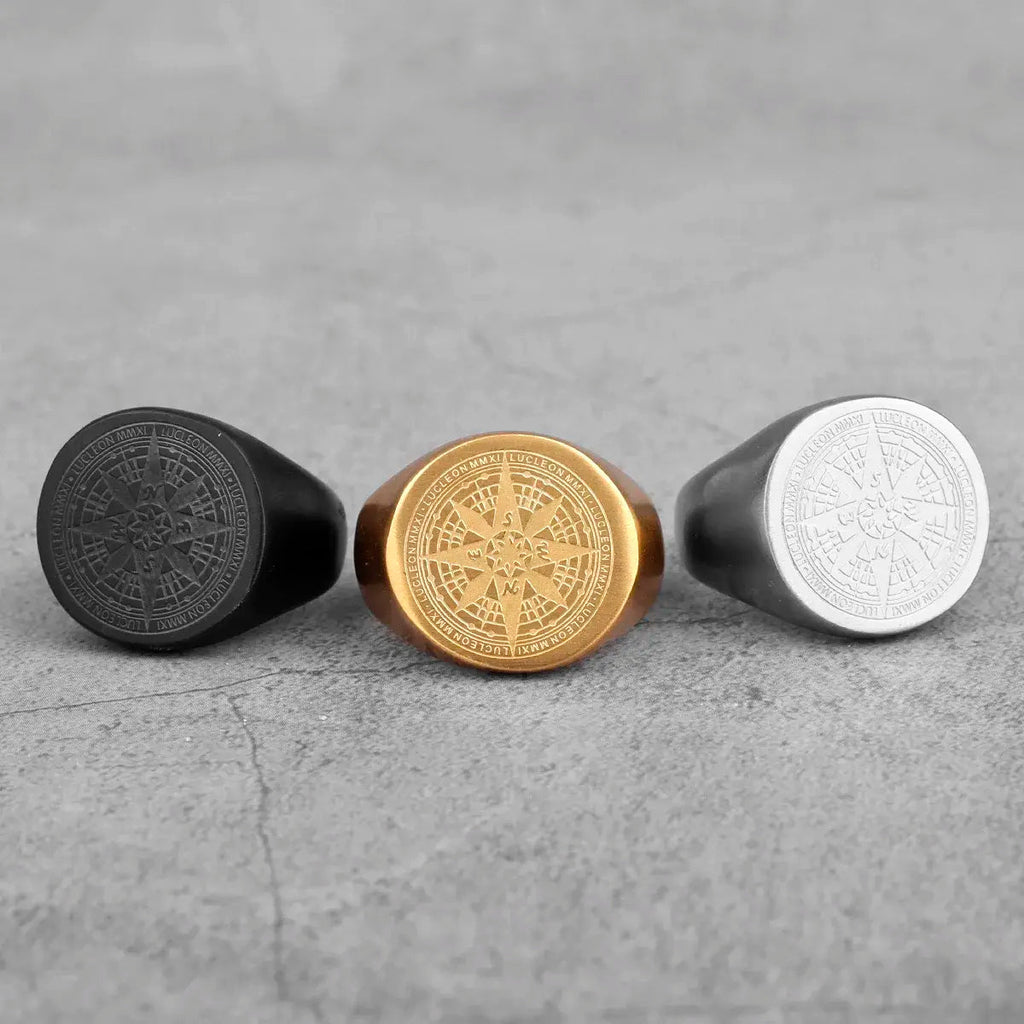 Stainless Steel Men Rings - Trendy Home Mart