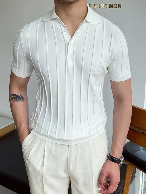 Summer Men Fashion Polo Shirts Short Sleeve - Trendy Home Mart