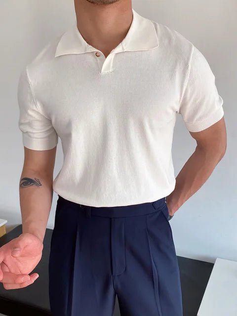 Summer Men Fashion Polo Shirts Short Sleeve - Trendy Home Mart
