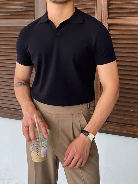 Summer Men Fashion Polo Shirts Short Sleeve - Trendy Home Mart
