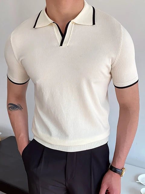 Summer Men Fashion Polo Shirts Short Sleeve - Trendy Home Mart