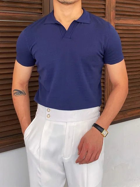 Summer Men Fashion Polo Shirts Short Sleeve - Trendy Home Mart