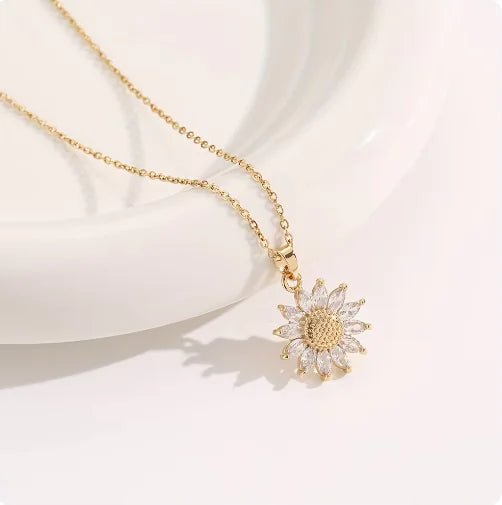Sunflower Bloom Necklace – Perfect Gift for Any Occasion! - Trendy Home Mart