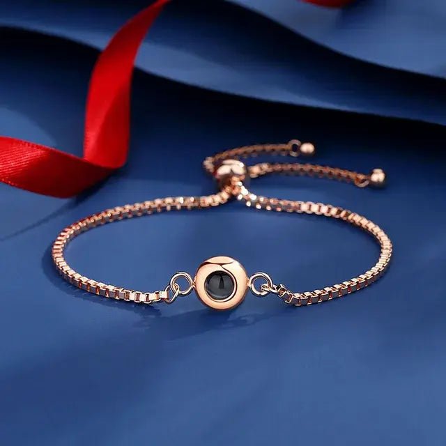 Titanium Steel Bracelet With Picture Cuban - Trendy Home Mart