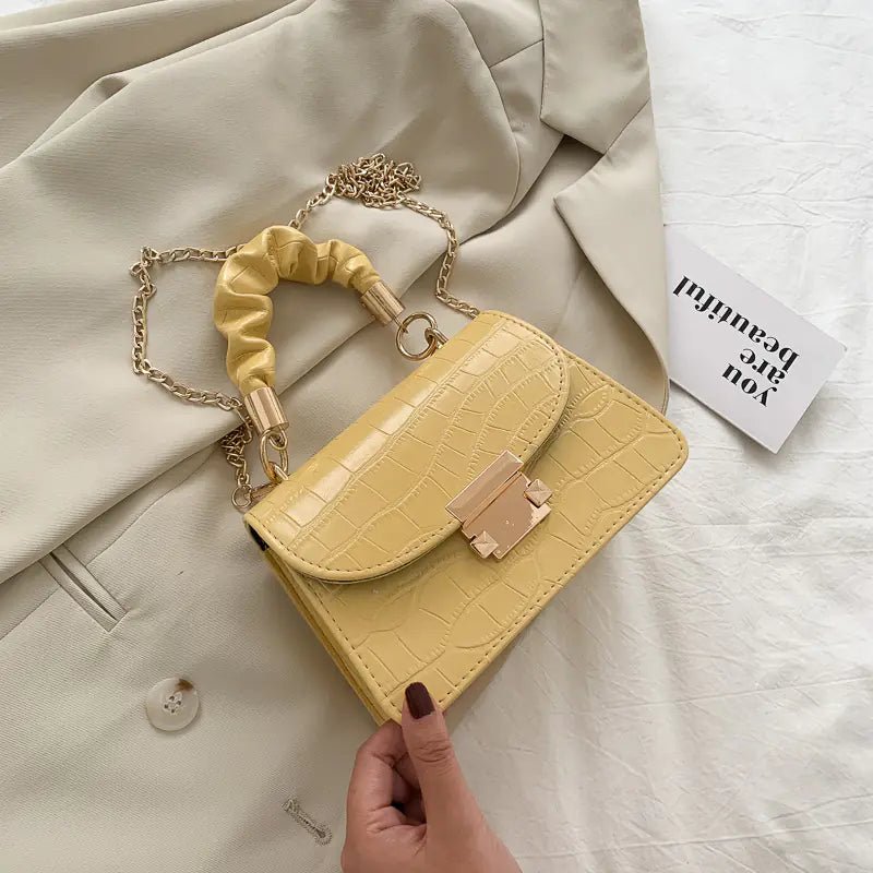 Trendy Summer Crossbody Chain Bag – Small Square 2020 Style (4 Colors) - Trendy Home Mart