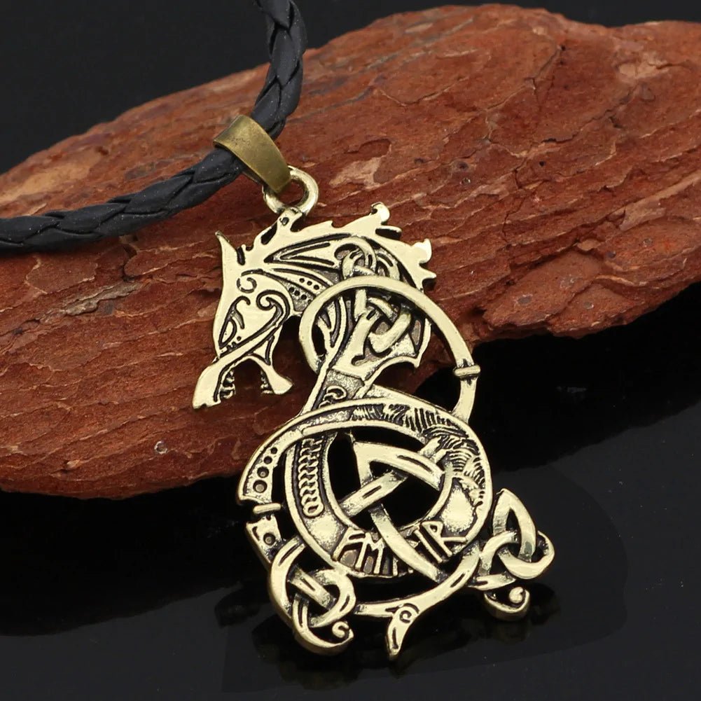 Viking Dragon Pendant Necklace - Trendy Home Mart