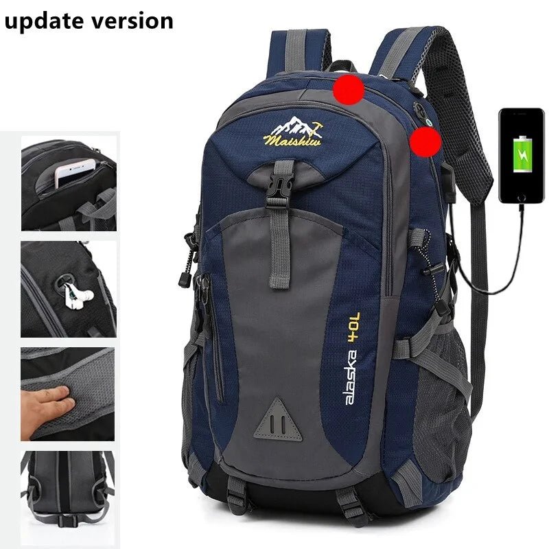 Waterproof Camping Travel Backpack - Trendy Home Mart