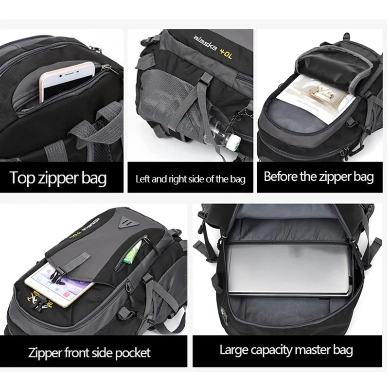 Waterproof Camping Travel Backpack - Trendy Home Mart