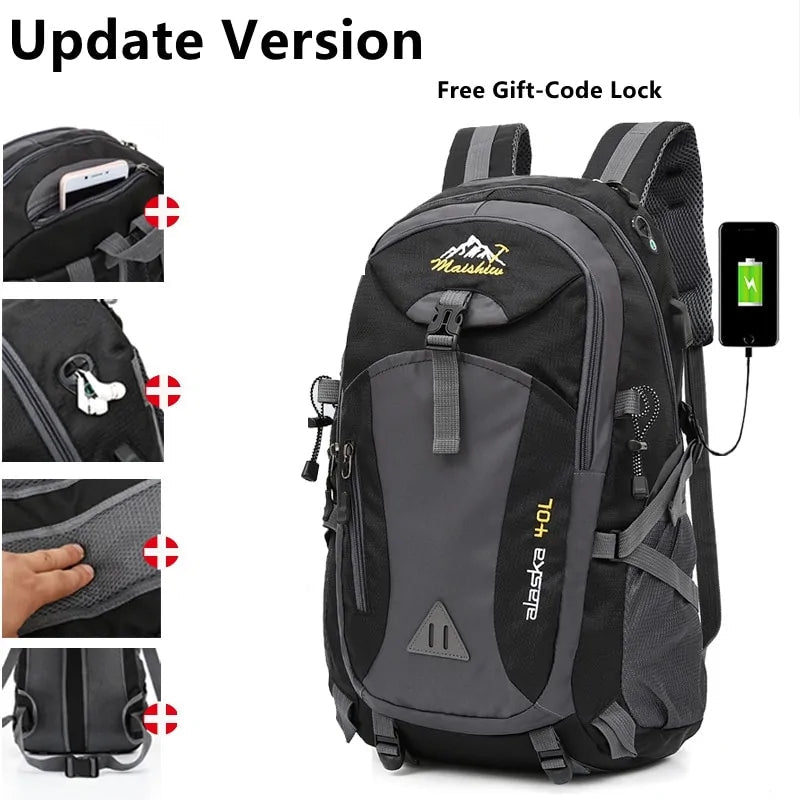 Waterproof Camping Travel Backpack - Trendy Home Mart