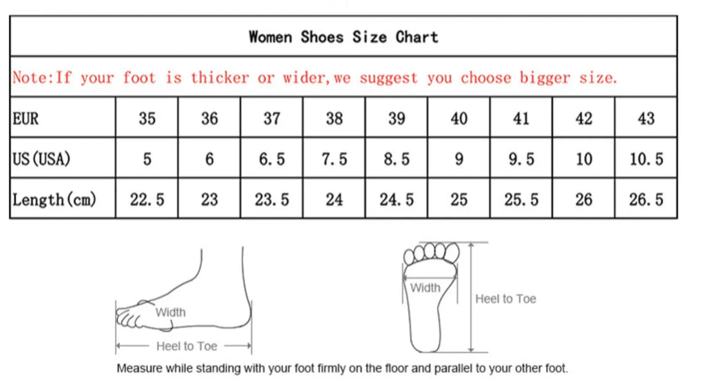 Women Flat Shoes Thick Sole Platform Shoes - Trendy Home Mart
