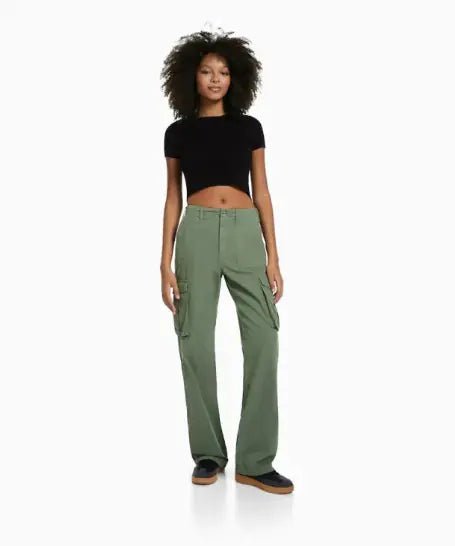 Women's Adjustable Cargo Pants – Streetwear Fit - Trendy Home Mart