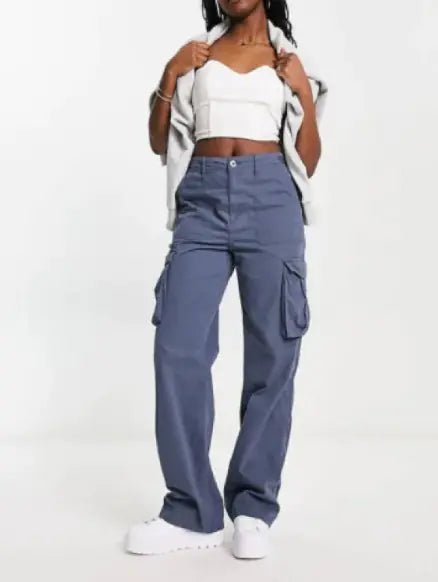 Women's Adjustable Cargo Pants – Streetwear Fit - Trendy Home Mart