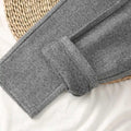 Women’s Casual Woolen Herringbone Trousers – Winter Style - Trendy Home Mart