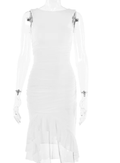 Women's Clothing Midi Dress - Trendy Home Mart