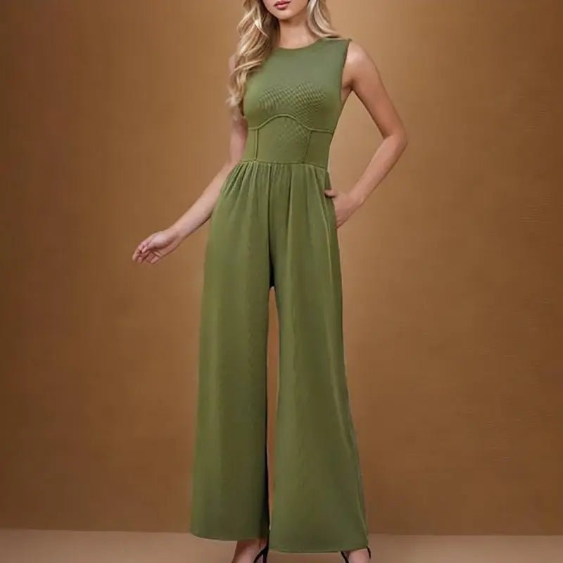 Women's Summer Ribbed Jumpsuits - Trendy Home Mart