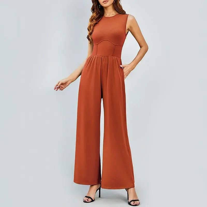 Women's Summer Ribbed Jumpsuits - Trendy Home Mart