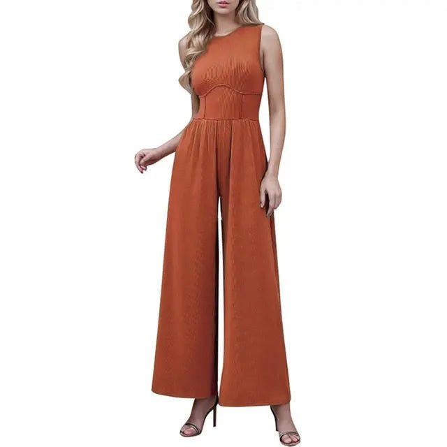 Women's Summer Ribbed Jumpsuits - Trendy Home Mart