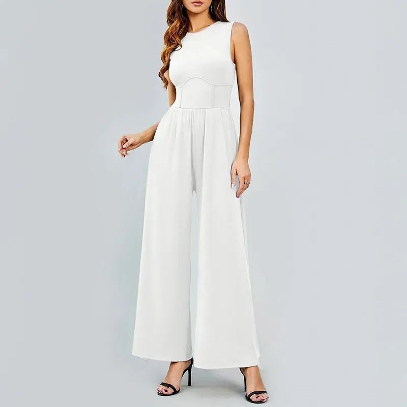 Women's Summer Ribbed Jumpsuits - Trendy Home Mart