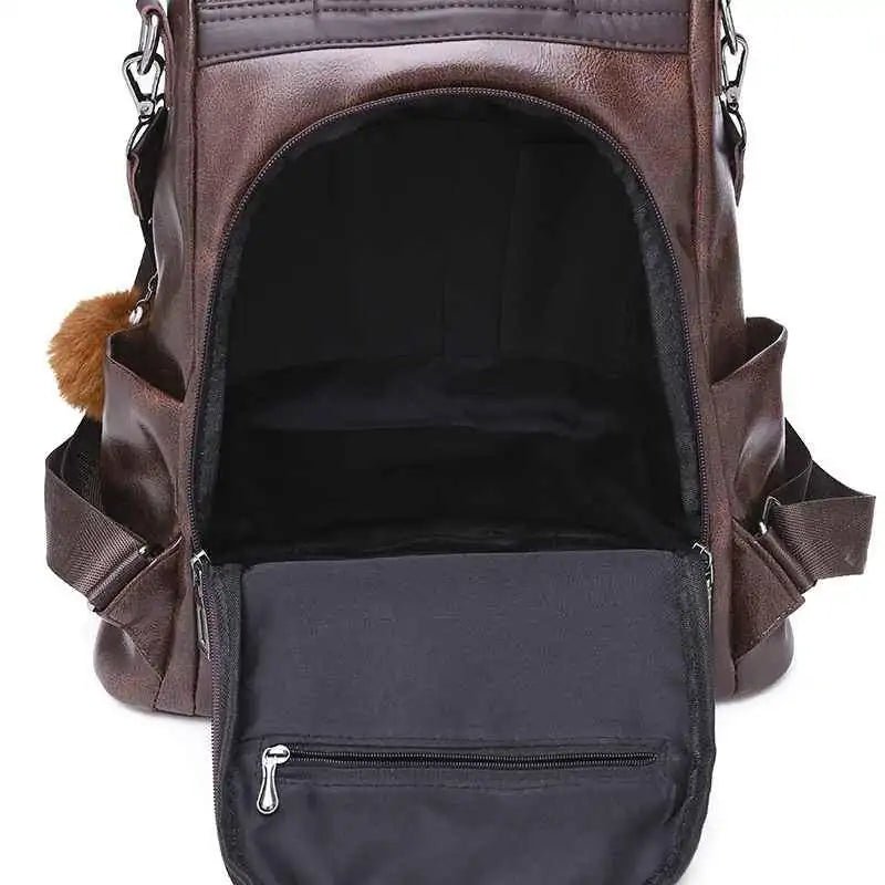 Womens Travel Leather Backpack - Trendy Home Mart