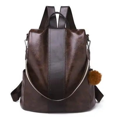 Womens Travel Leather Backpack - Trendy Home Mart