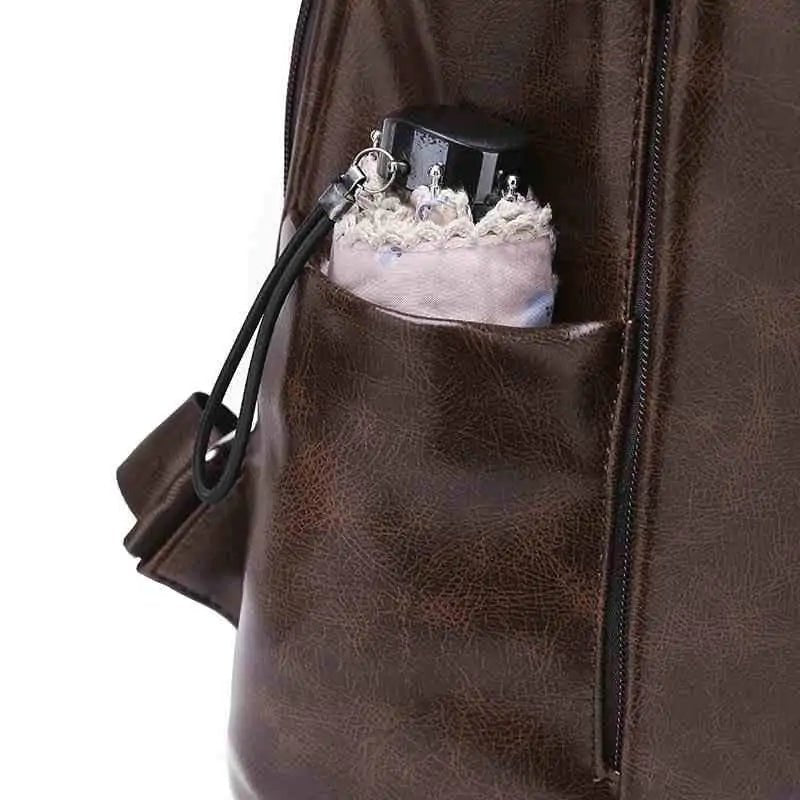 Womens Travel Leather Backpack - Trendy Home Mart