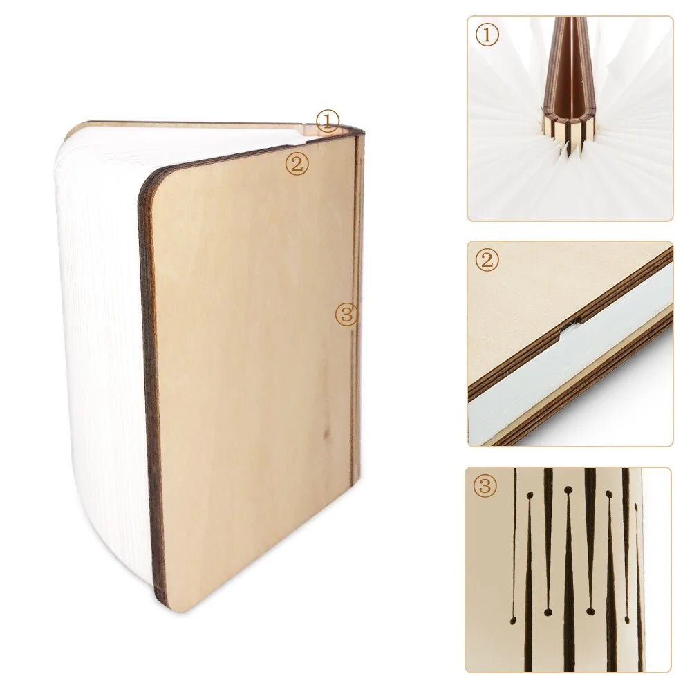 Wooden Book lamp - Trendy Home Mart