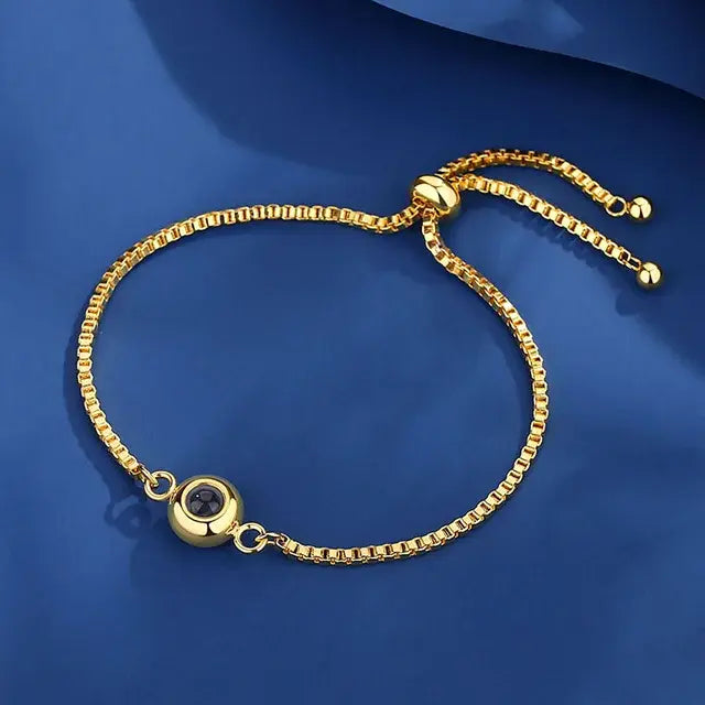 Pulsera de acero de titanio con imagen cubana