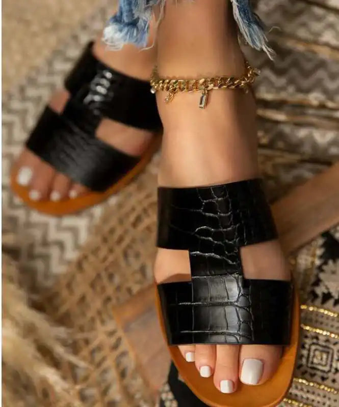 Zapatillas planas de jersey para mujer