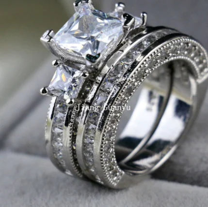 Geometric Silver Rings – Modern Wedding Bands & Statement Rings