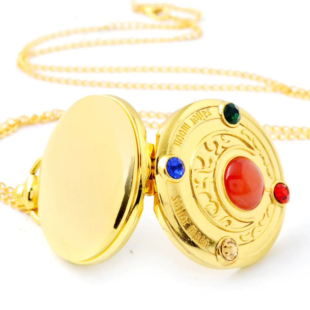 Cartoon Female Quartz Necklace Pocket Watch